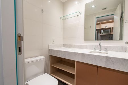 Studio para alugar com 28m², 1 quarto e sem vaga Studio para alugar com 28m², 1 quarto e sem vagaBanheiro