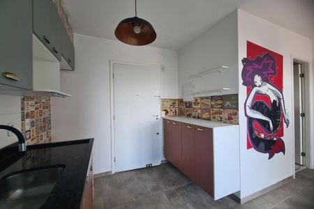 Cozinha de apartamento para alugar com 2 quartos, 37m² em Vila Virginia, São Paulo
