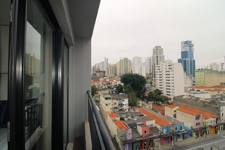 Studio para alugar com 26m², 1 quarto e sem vagaVaranda