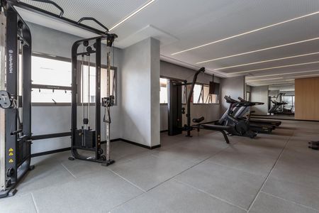 Studio à venda com 24m², 1 quarto e sem vaga Studio à venda com 24m², 1 quarto e sem vagaÁrea comum - Academia