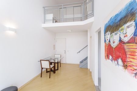 Apartamento para alugar com 57m², 1 quarto e 2 vagasSala