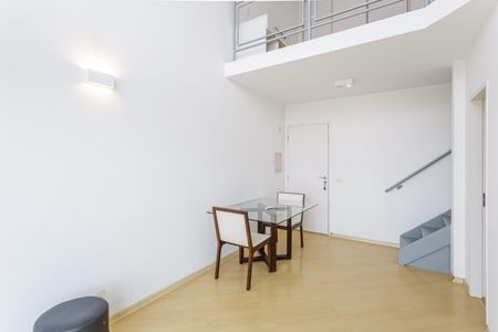 Apartamento para alugar com 57m², 1 quarto e 2 vagasSala