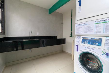 Studio para alugar com 27m², 0 quarto e sem vaga Studio para alugar com 27m², 0 quarto e sem vagaLavanderia