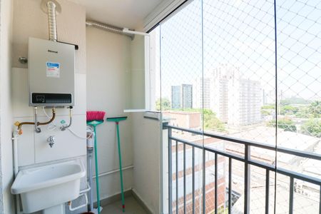 Varanda de kitnet/studio para alugar com 1 quarto, 36m² em Jardim Caravelas, São Paulo