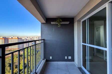 Varanda da Sala de apartamento para alugar com 1 quarto, 31m² em Belenzinho, São Paulo
