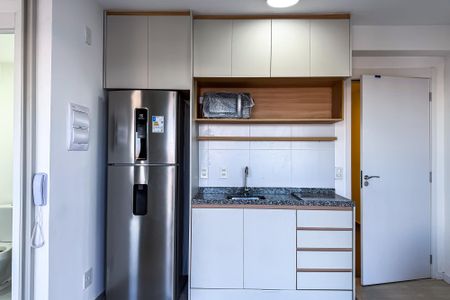 Cozinha de apartamento para alugar com 1 quarto, 31m² em Belenzinho, São Paulo