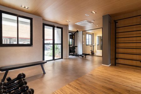 Área comum - Academia de apartamento para alugar com 2 quartos, 44m² em Butantã, São Paulo