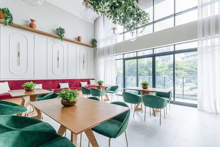 Studio para alugar com 27m², 1 quarto e sem vagaÁrea comum - Salão de festas