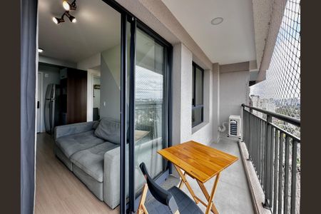 Sacada de apartamento para alugar com 1 quarto, 34m² em Santo Amaro, São Paulo