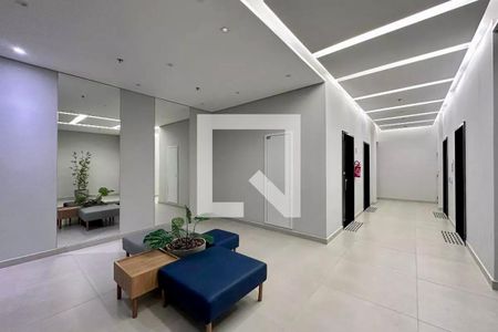 Apartamento à venda com 34m², 1 quarto e sem vaga Apartamento à venda com 34m², 1 quarto e sem vagaHall Social Bloco