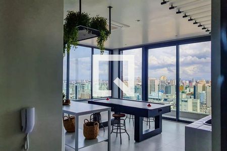 Área comum de kitnet/studio para alugar com 1 quarto, 22m² em Paraíso, São Paulo