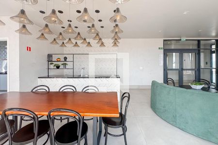 Área comum de kitnet/studio para alugar com 1 quarto, 22m² em Paraíso, São Paulo
