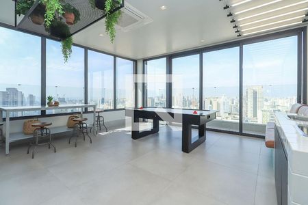 Área comum de kitnet/studio para alugar com 1 quarto, 22m² em Paraíso, São Paulo