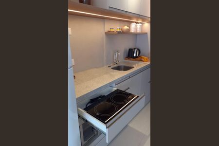 Studio para alugar com 30m², 1 quarto e sem vagaCozinha