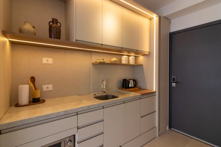 Studio para alugar com 30m², 1 quarto e sem vagaCozinha