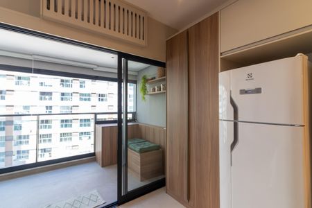 Studio para alugar com 30m², 1 quarto e sem vagaVaranda