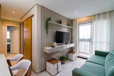 Sala de apartamento à venda com 3 quartos, 66m² em Vila Andrade, São Paulo