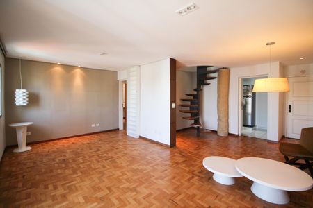 Sala de apartamento à venda com 1 quarto, 154m² em Indianópolis, São Paulo