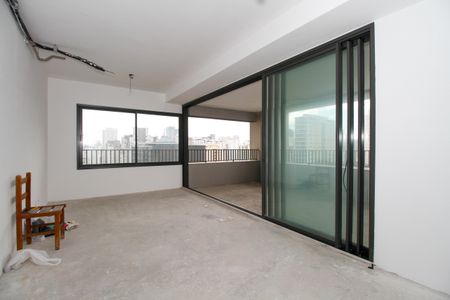 Sala de Estar e Jantar de apartamento à venda com 3 quartos, 170m² em Pinheiros, São Paulo