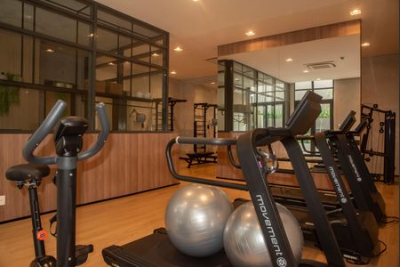 Studio para alugar com 23m², 1 quarto e sem vagaÁrea comum - Academia