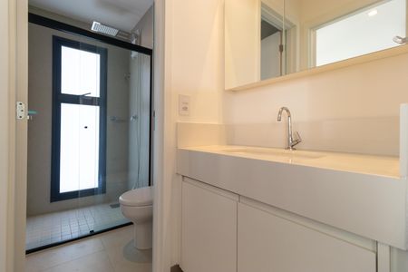 Apartamento para alugar com 52m², 1 quarto e 1 vaga Apartamento para alugar com 52m², 1 quarto e 1 vagaBanheiro