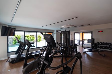 Apartamento para alugar com 52m², 1 quarto e 1 vaga Apartamento para alugar com 52m², 1 quarto e 1 vagaÁrea comum - Academia
