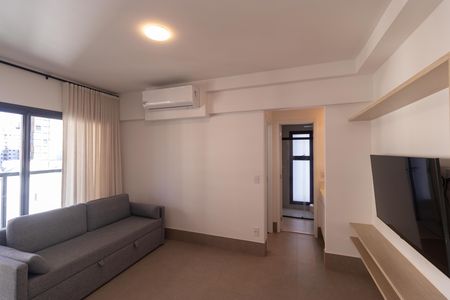 Sala de apartamento para alugar com 1 quarto, 52m² em Cambuí, Campinas