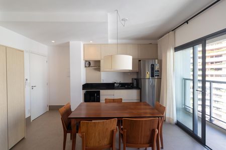 Apartamento para alugar com 52m², 1 quarto e 1 vaga Apartamento para alugar com 52m², 1 quarto e 1 vagaSala de jantar