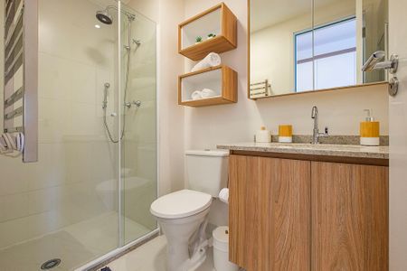 Studio à venda com 24m², 1 quarto e sem vaga Studio à venda com 24m², 1 quarto e sem vagaBanheiro