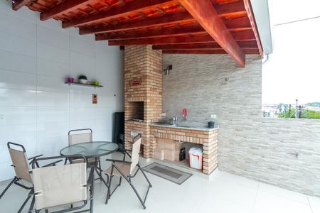 Casa à venda com 124m², 3 quartos e 1 vaga Casa à venda com 124m², 3 quartos e 1 vagaVaranda com Churrasqueira