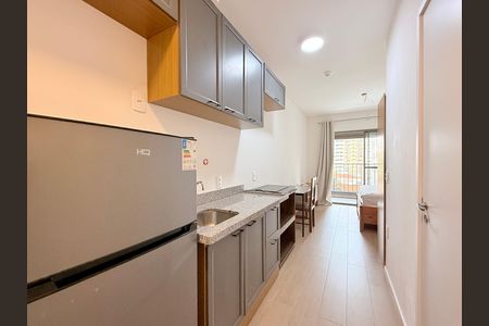 Studio à venda com 29m², 1 quarto e sem vagaCozinha 