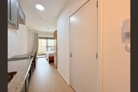 Studio à venda com 29m², 1 quarto e sem vagaCozinha 