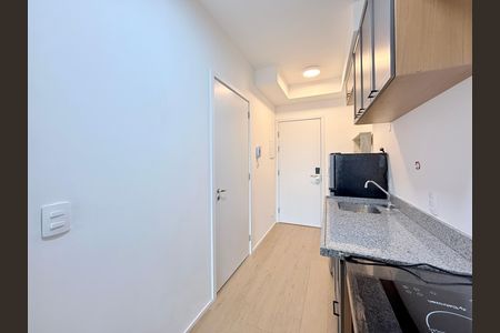 Studio à venda com 29m², 1 quarto e sem vagaCozinha 