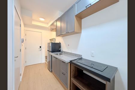 Studio à venda com 29m², 1 quarto e sem vagaCozinha 
