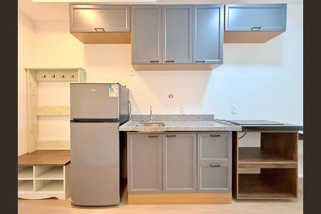 Studio à venda com 29m², 1 quarto e sem vagaCozinha 