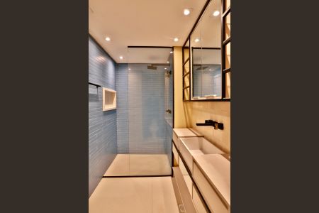 Apartamento à venda com 57m², 1 quarto e 1 vagaBanheiro do Quarto