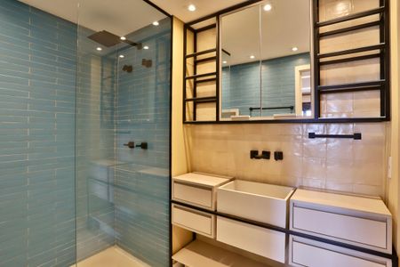 Apartamento à venda com 57m², 1 quarto e 1 vagaBanheiro do Quarto