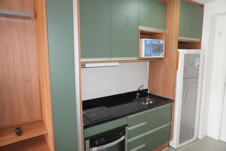 Studio à venda com 26m², 1 quarto e sem vagaCozinha