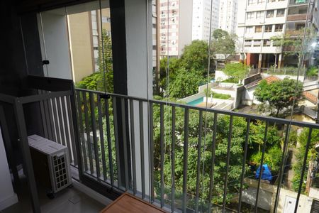 Studio à venda com 26m², 1 quarto e sem vagaVaranda