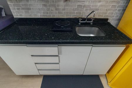 Studio à venda com 31m², 1 quarto e sem vagaCozinha