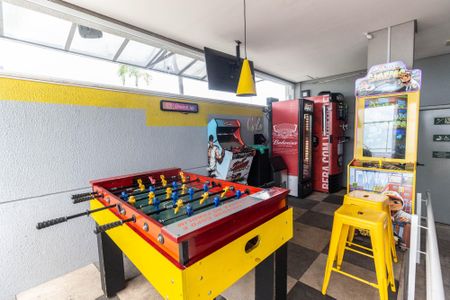 Apartamento à venda com 23m², 1 quarto e sem vaga Apartamento à venda com 23m², 1 quarto e sem vagaSalão de jogos