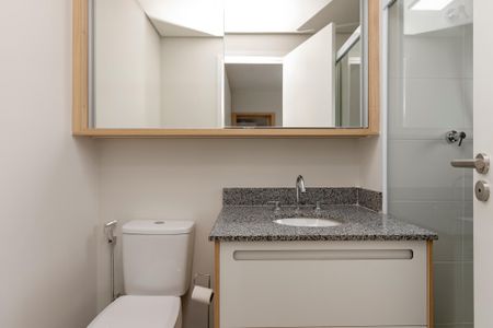 Apartamento para alugar com 27m², 1 quarto e sem vagaBanheiro da Suíte
