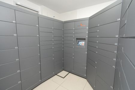 Apartamento para alugar com 33m², 2 quartos e sem vagaHall social -Locker p/ encomendas