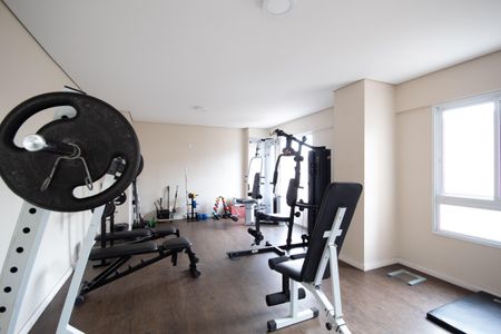 Apartamento à venda com 27m², 1 quarto e 1 vaga Apartamento à venda com 27m², 1 quarto e 1 vagaÁrea comum - Academia
