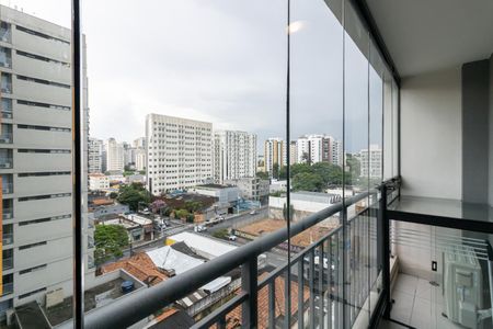 Studio para alugar com 33m², 1 quarto e sem vagaVaranda
