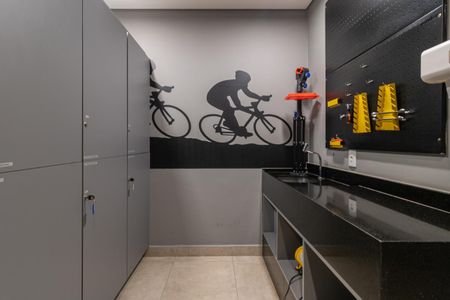 Studio para alugar com 33m², 1 quarto e sem vagaÁrea comum - Bicicletário/Oficina