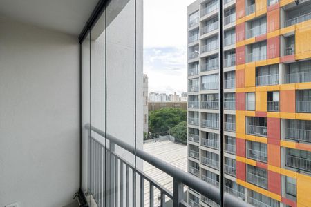 Studio para alugar com 33m², 1 quarto e sem vagaVaranda