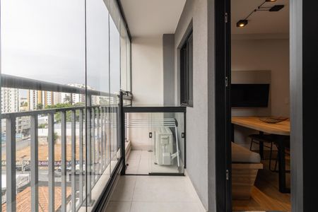 Studio para alugar com 33m², 1 quarto e sem vagaVaranda