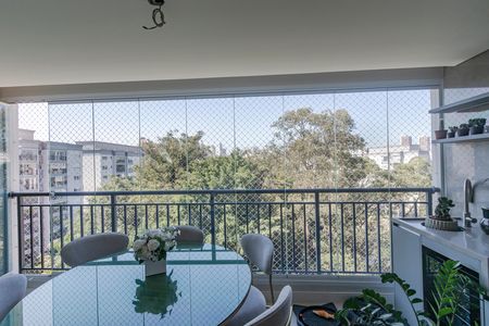 Varanda de apartamento para alugar com 3 quartos, 108m² em Santo Amaro, São Paulo