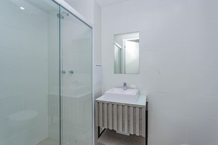 Studio para alugar com 27m², 1 quarto e sem vaga Studio para alugar com 27m², 1 quarto e sem vagaBanheiro